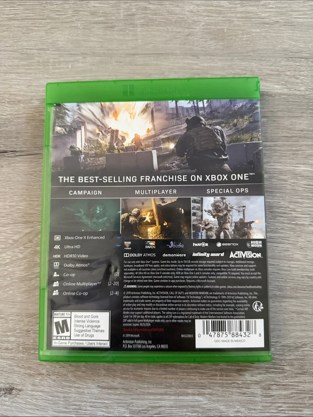 Call of Duty: Modern Warfare - Xbox One Game